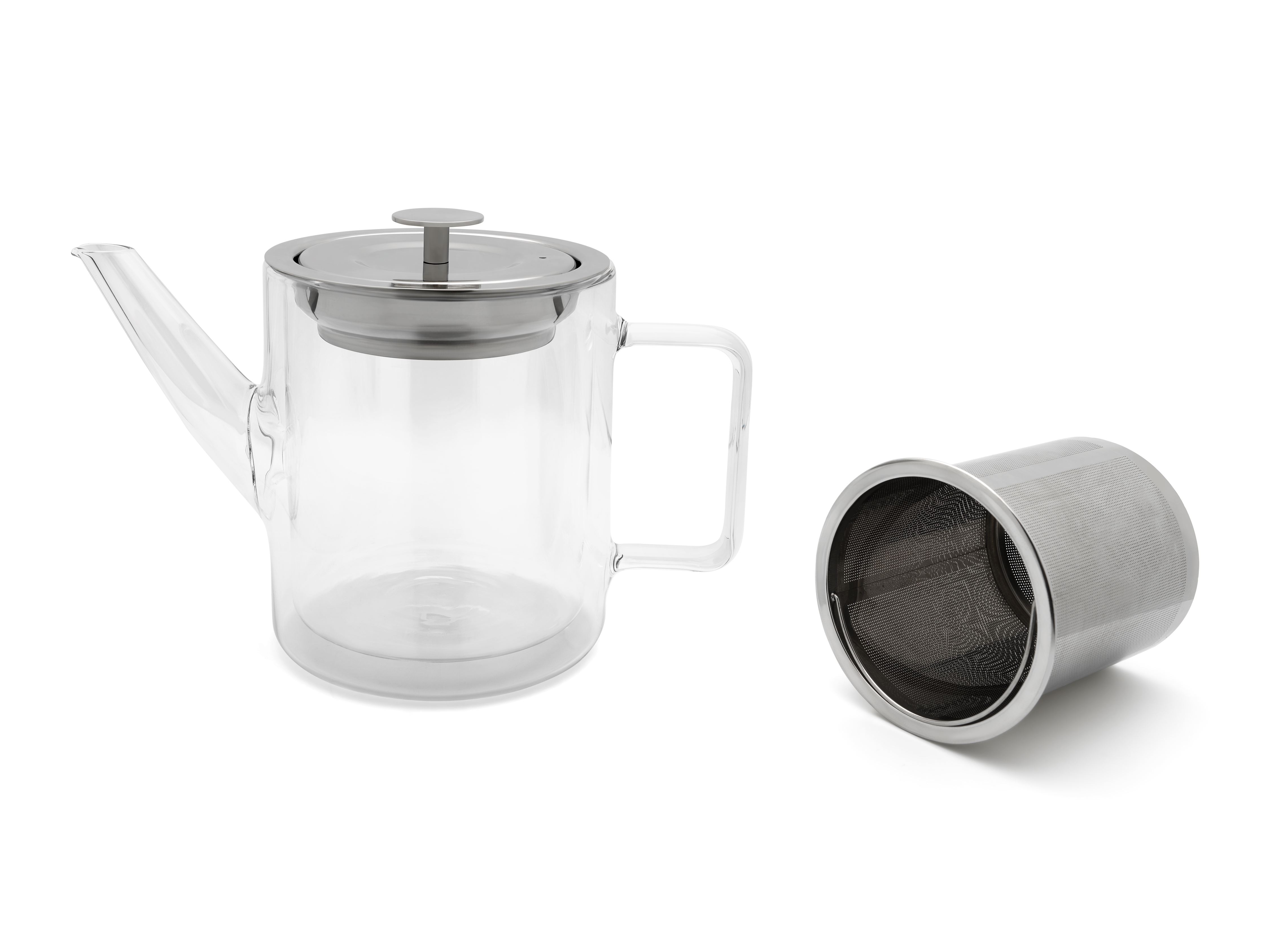 Bredemeijer Teekanne Duo San Remo 1 Liter in Farbe transparent poliert