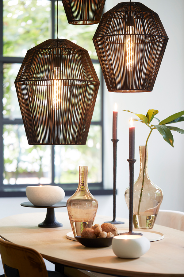 Light & Living Schale 35x25x5,5cm in schwarz