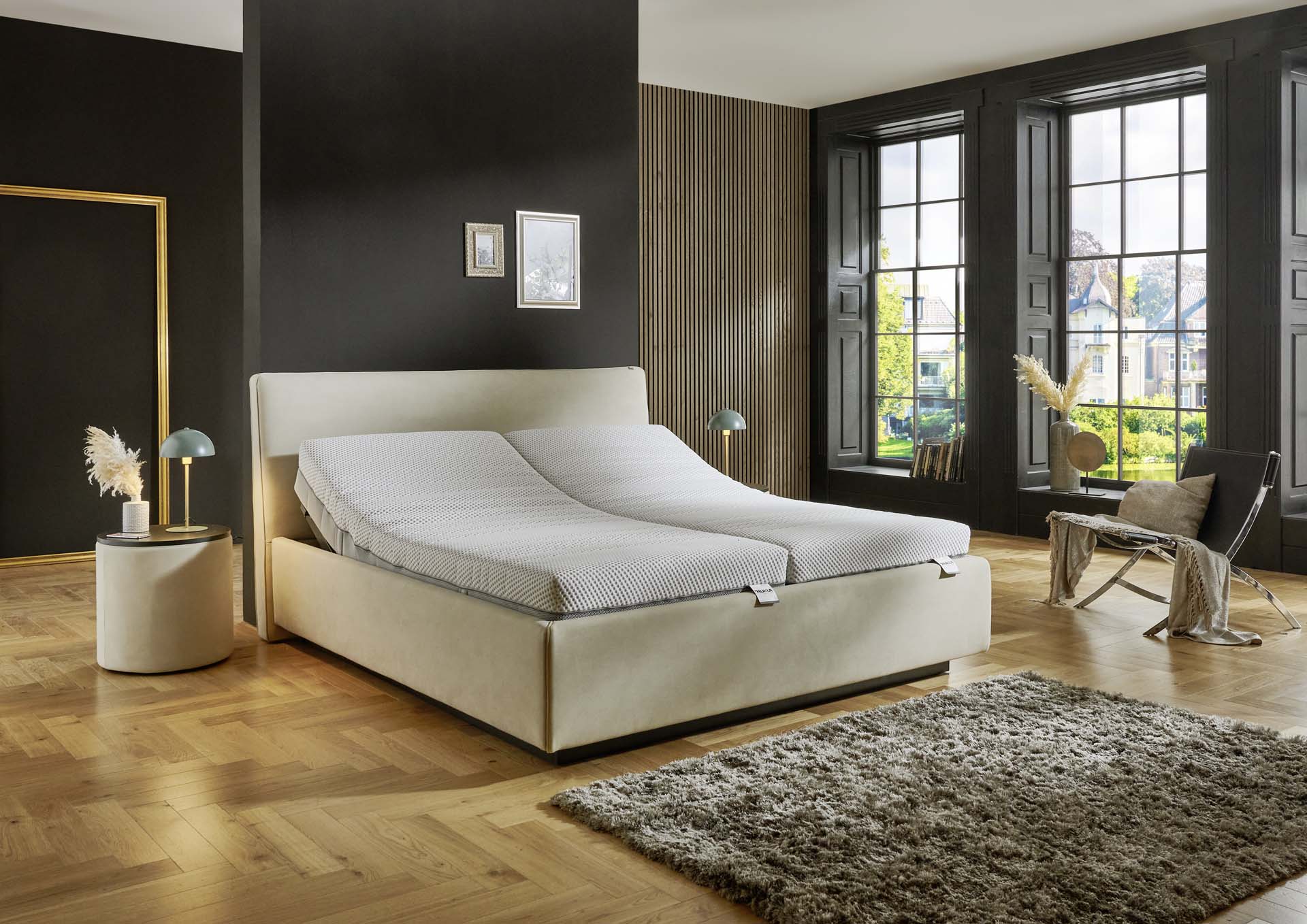 Hukla Comfortbetten Polsterbett HU-PB24036 ca. 180x200cm in Stoff Felina natur Hukla Comfortbetten Polsterbett HU-PB24036 ca. 180x200cm in Stoff Felina natur, Drinnen, Innenarchitektur, Mobiliar, Inneneinrichtung, Bett