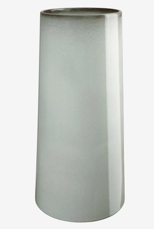 ASA Selection Vase FLOAT in Farbe grau glänzend, Vase, Keramik, Zylindrisch, Einfarbig, Zylindervase