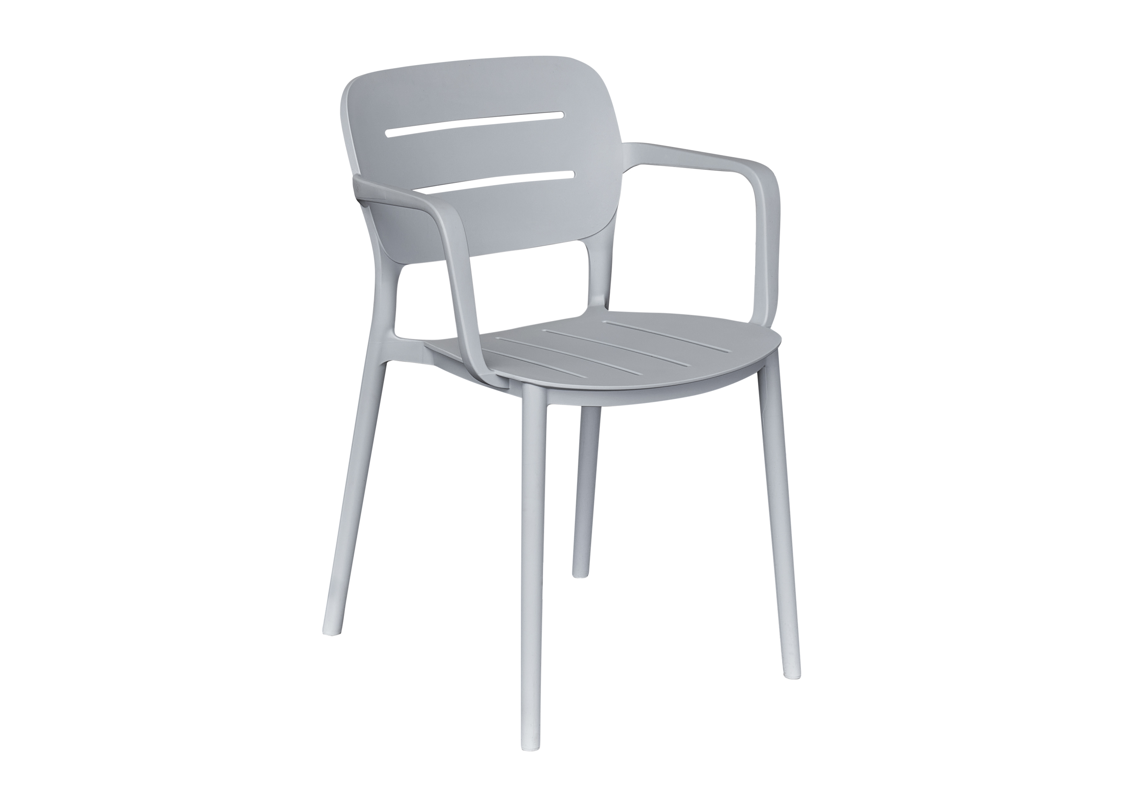 L.C. Wholesaler Stapelstuhl VETI in Farbe grau L.C. Wholesaler Stapelstuhl VETI in Farbe grau, Moebel, Stuhl