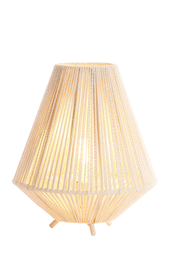 Light & Living Tischleuchte FELIDA in Farbe creme, Lampe, Lampenschirm