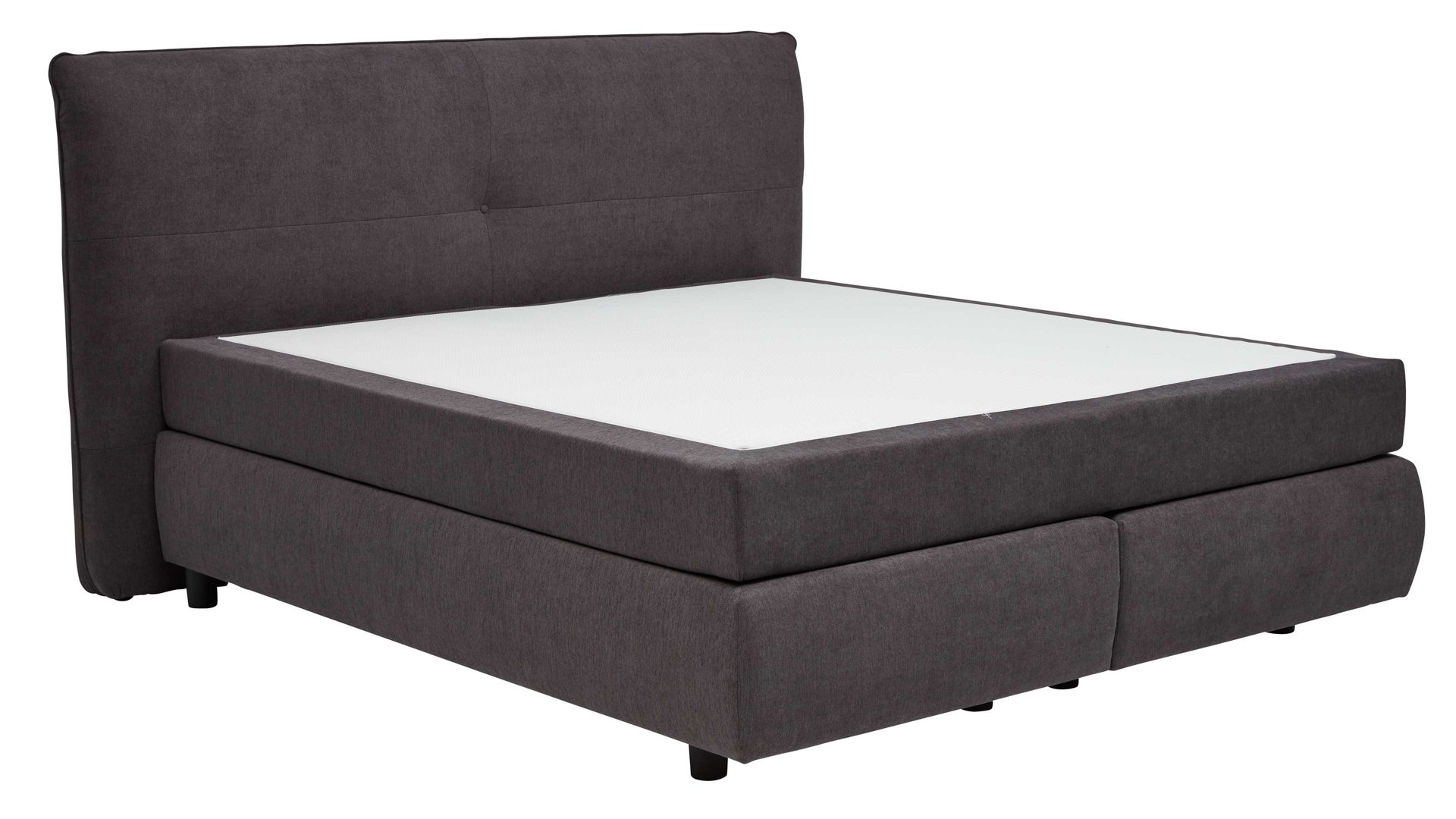 Interliving Boxspringbett 1414 ca. 180 x 200 cm in Stoff dunkelgrau Interliving Boxspringbett 1414 ca. 180 x 200 cm in Stoff dunkelgrau