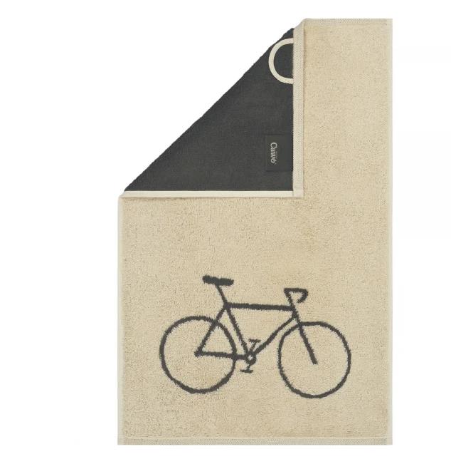 Cawö Postcard Towels POSTCARDS TOWELS EDITION 30x50cm in Farbe bicycle Cawö Postcard Towels POSTCARDS TOWELS EDITION 30x50cm in Farbe bicycle, bicycle, rug, doormat, kitchen mat, printed pattern