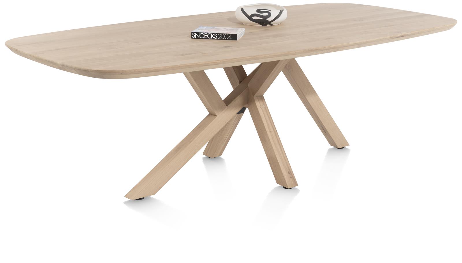 Henders & Hazel Esstisch SHIMLA ca. B120 H77 T210 cm in Eiche natur