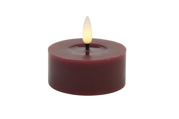 LED-Teelicht 2er-Set Basic 2 LED TEELICHT in Rot L.C. Wholsaler LED Teelicht 2er Set Basic LED Teelicht in