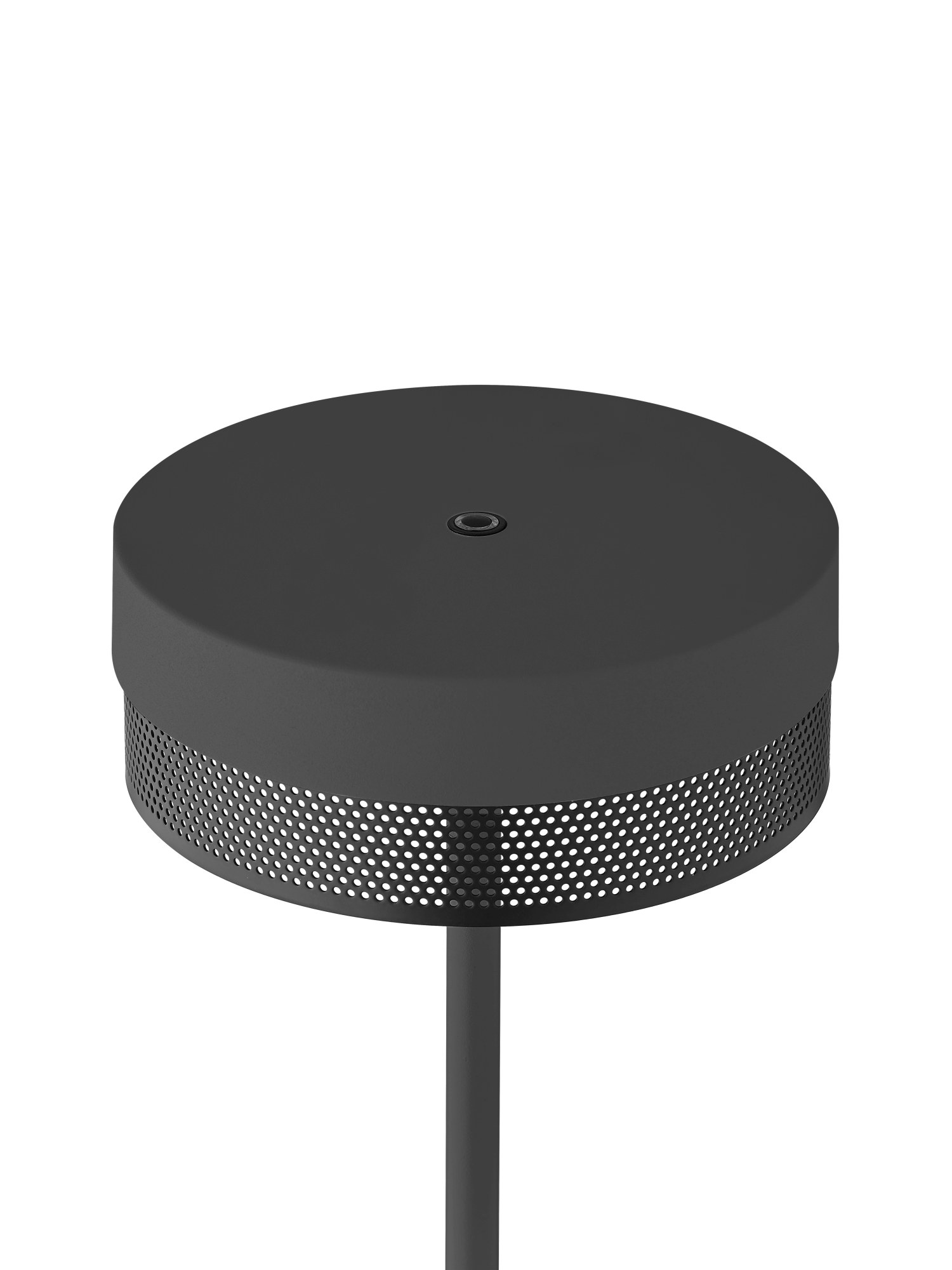 LED-Akkuleuchte in schwarz mit Tastdimmer