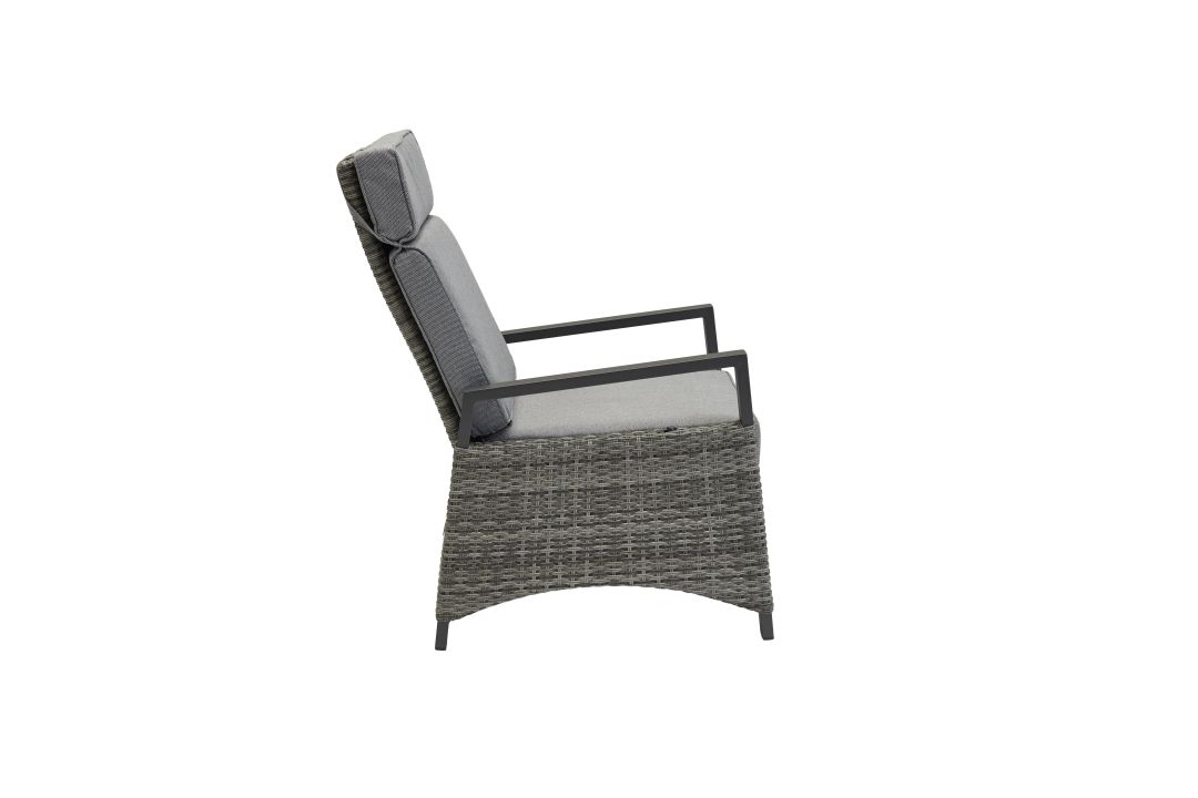 L.C. Wholesaler Living-Sessel KERAMO-VIVERA in Farbe Omega anthrazit, Moebel, Stuhl, Kissen, Dekoration für Zuhause