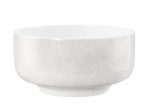 Seltmann Weiden Schüssel rund 16cm Sento Home 10911 Aura white , Schale, Suppenschüssel, Kunst, Porzellan, Töpferei