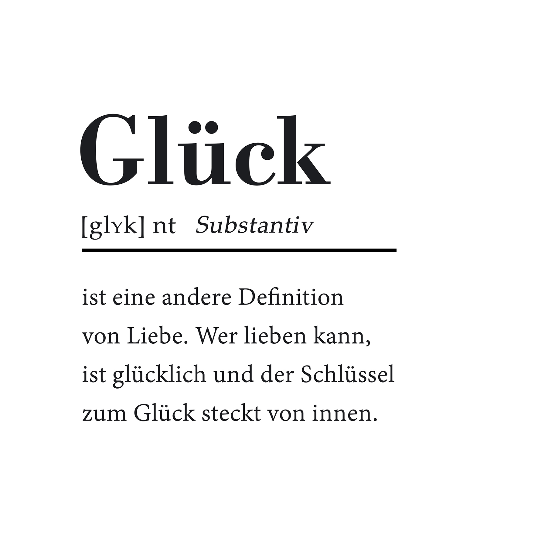 PRO ART Glas-Art 20x20cm Glück