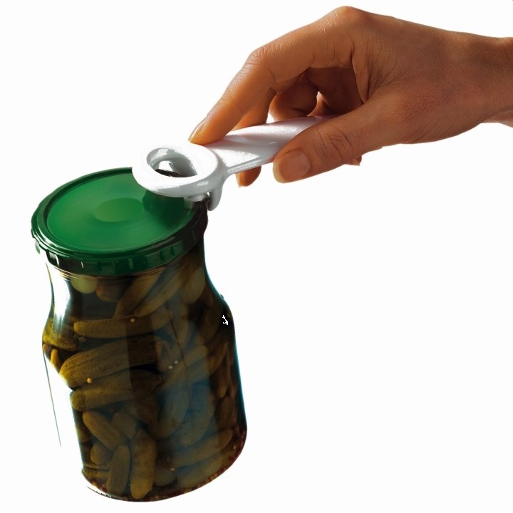 GEFU Glasdeckelöffner Jarkey schwarz