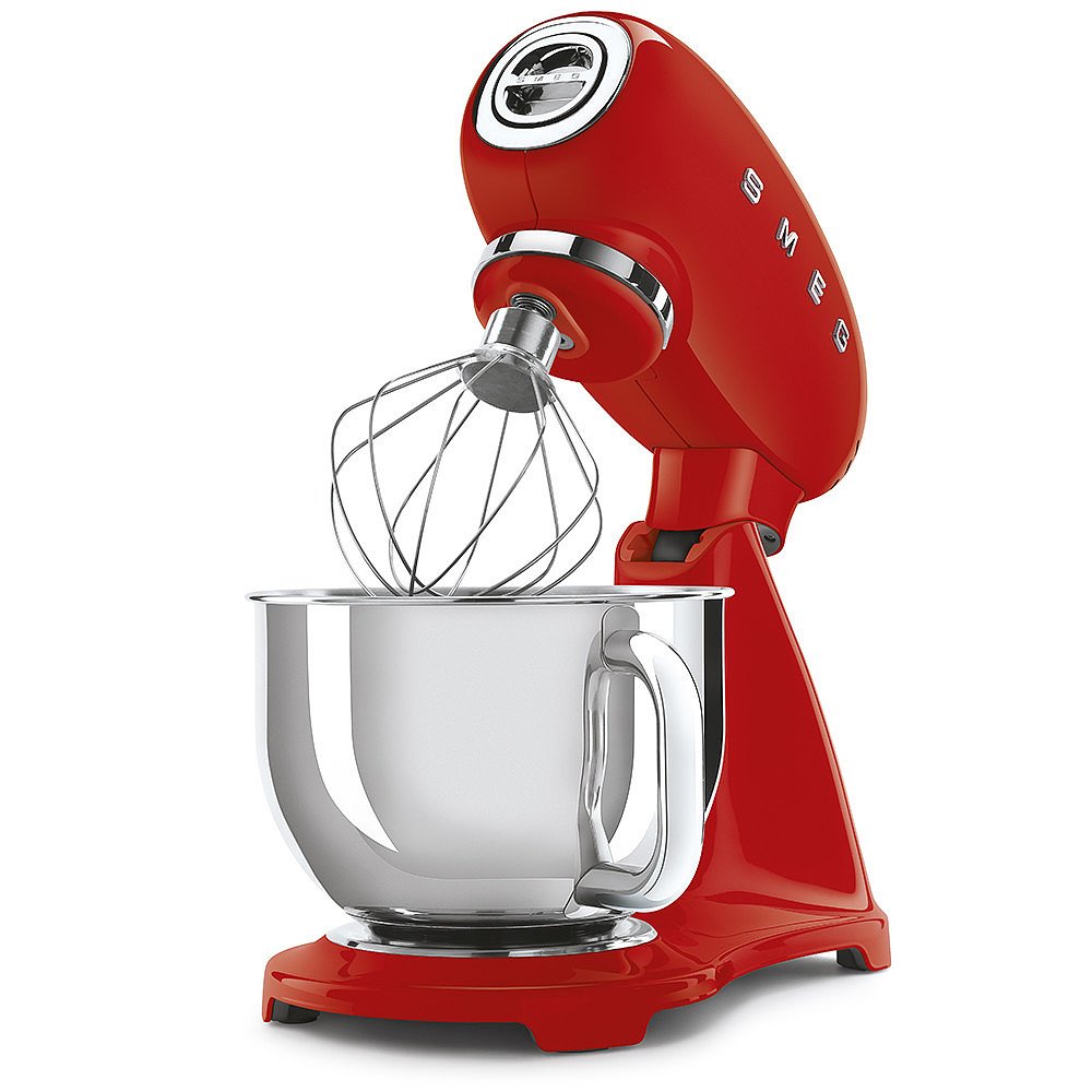 Smeg Küchenmaschine SMF03 in Rot, 800 Watt