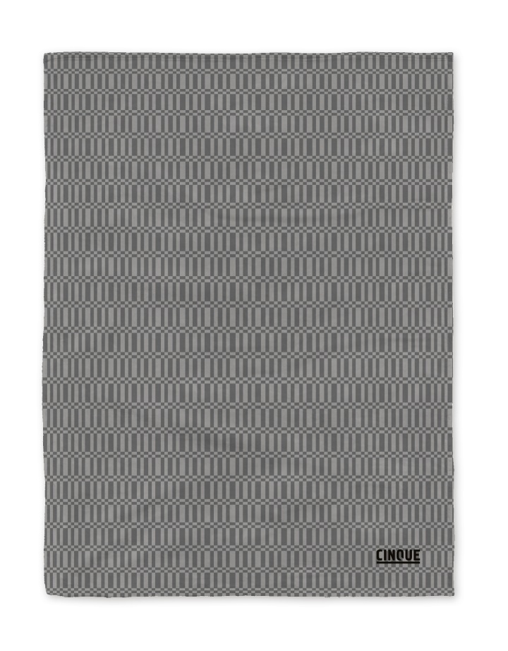 Wohndecke ca. 150x200cm in Farbe Titanium, Dekoration für Zuhause, Teppich