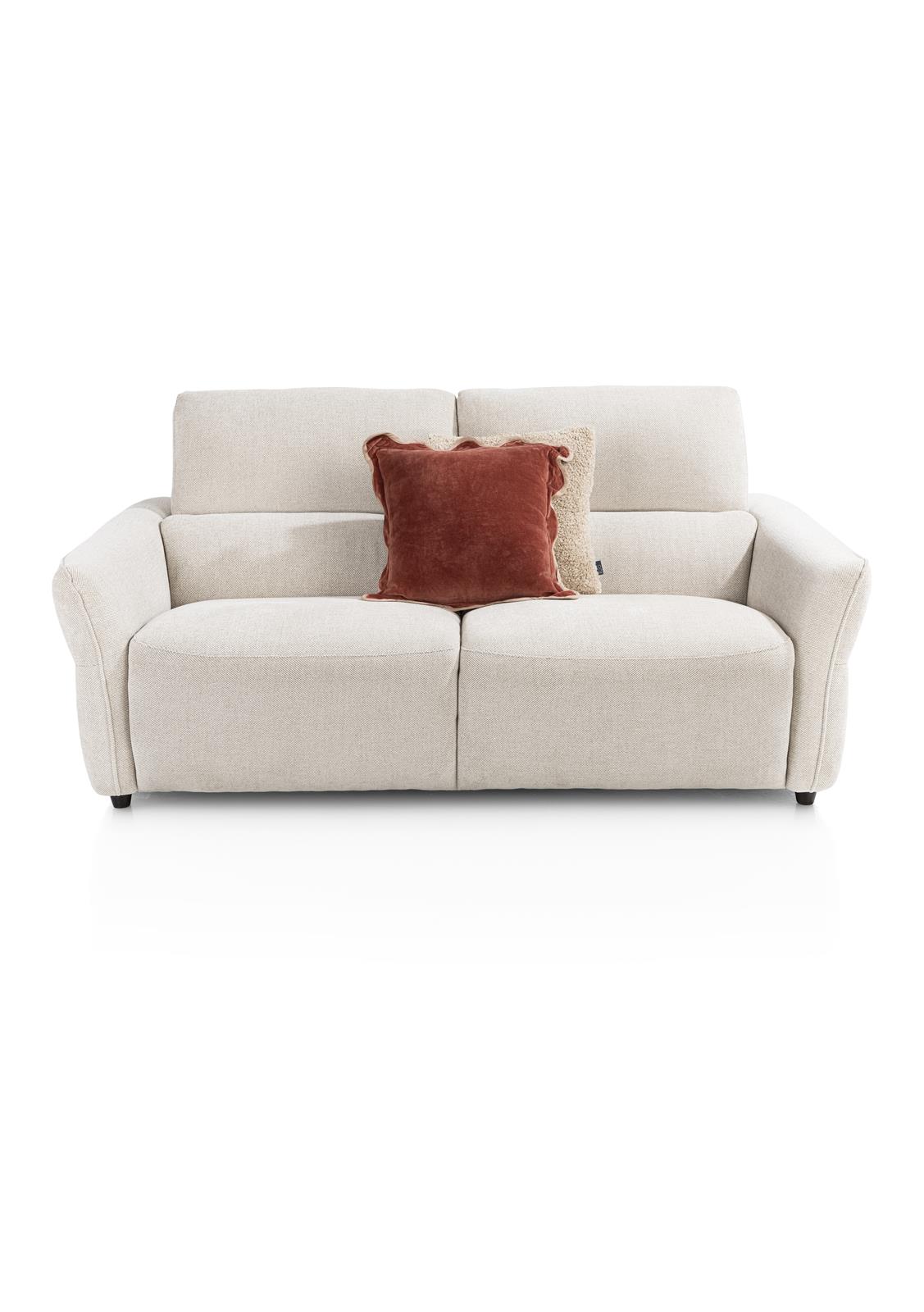 Henders & Hazel 2,5-Sitzer ANGLET 56401-001, Sofa, Zweisitzersofa, Beige, Stoff, Kissen