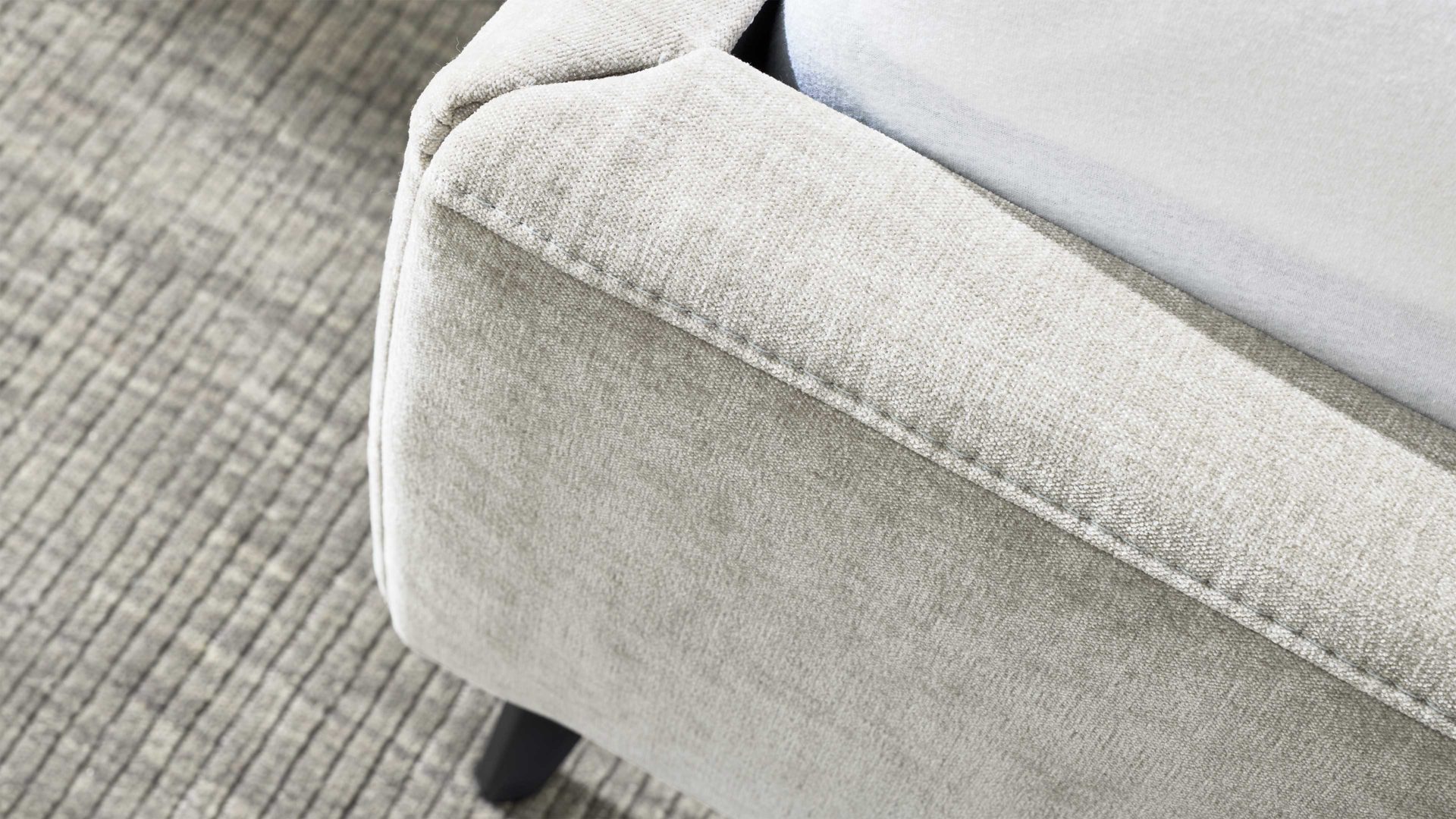 Interliving Polsterbett-Gestell IL 1416 PB ca. 180x200cm in Stoff Balu silber 