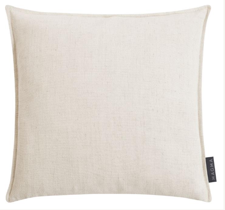 Magma Heimtex Kissenhülle NIKA ca. 50x50cm in Farbe natur, Kissen, Dekoration für Zuhause, Leinen