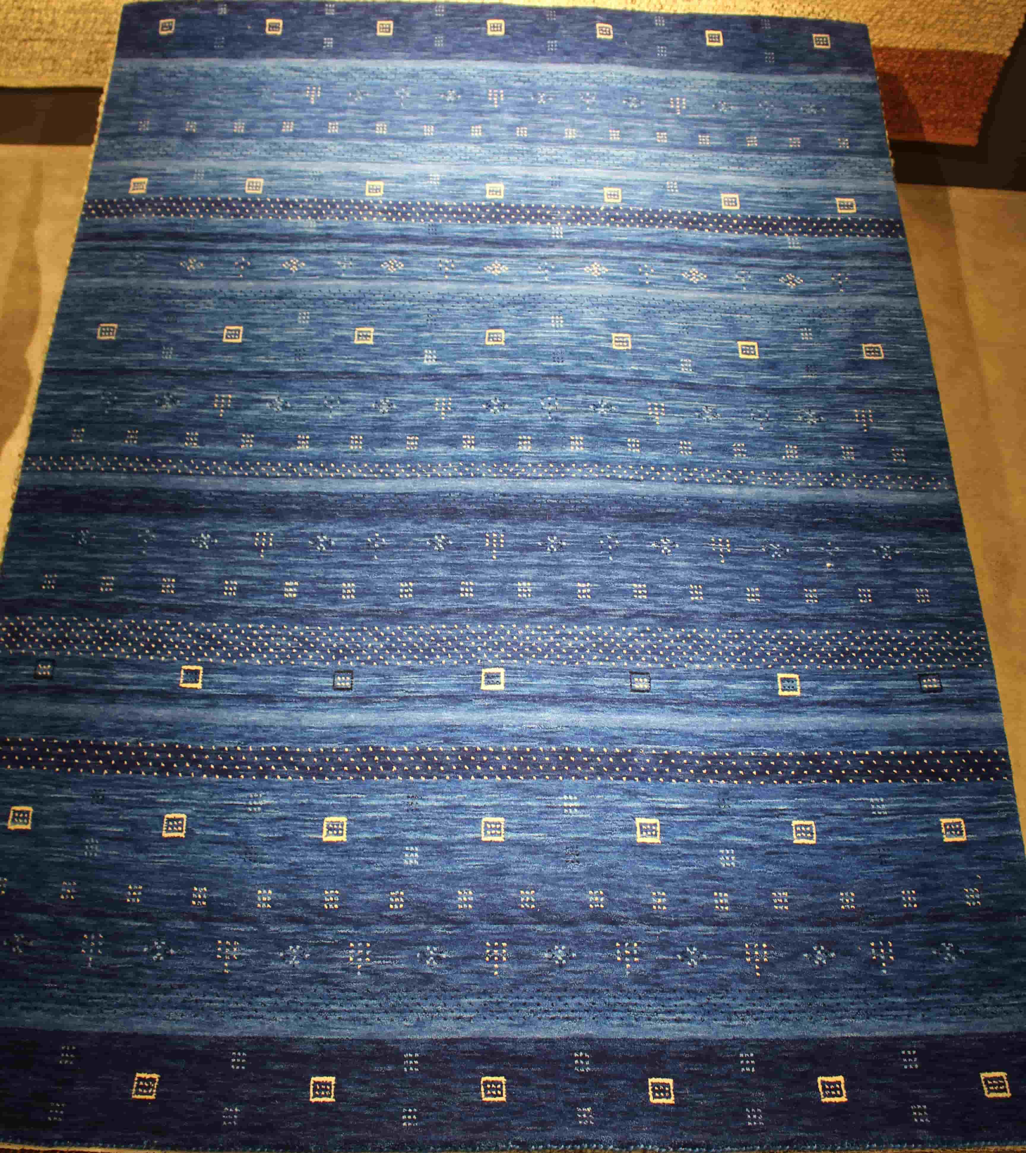 Theo Keller Teppich Lori Super ca. 170x240cm in blue Theo Keller Teppich Lori Super ca. 170x240cm in blue