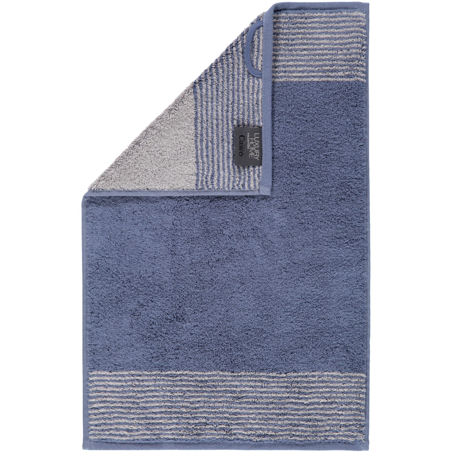 Cawö Gästetuch TWO-TONE 30x50cm in Farbe nachtblau