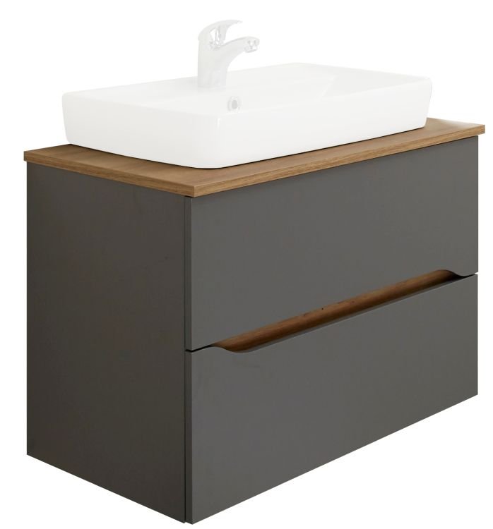Pelipal Waschtischunterschrank Capri in quarzgrau ca. 72 cm breit Pelipal Waschtischunterschrank Capri in quarzgrau ca. 72 cm breit
