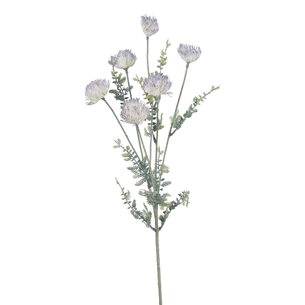 Distelzweig 80cm grau 3024125-92 in Grau, Kunstblume, Trockenblume, Lavendel, Blüte, Stängel