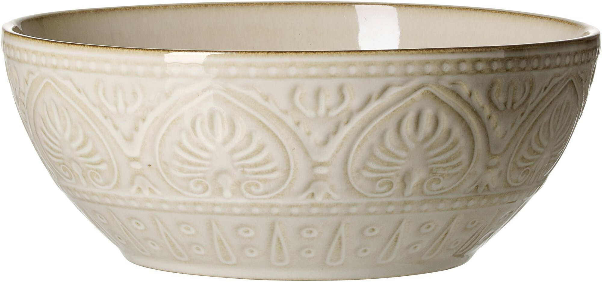 Ritzenhoff & Breker Schale OMARA 23cm aus Steingut beige