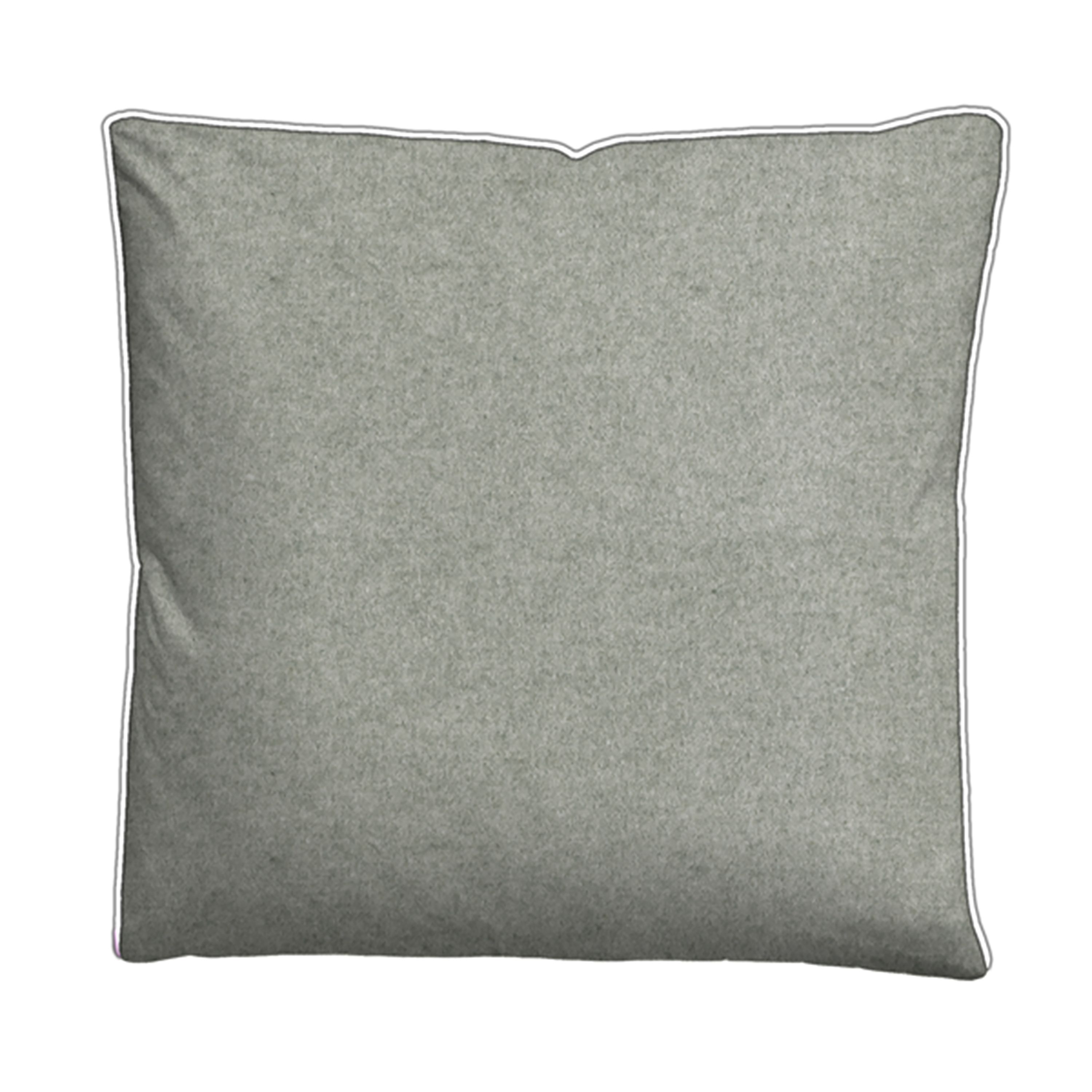 Bettwäsche Biber ca.135x200 0840500 in Farbe 017 sturmgrau, Kissen, Kissenbezug, Samt, Grau, Flauschiges Kissen