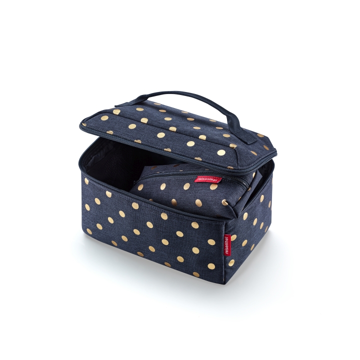 Reisenthel BEAUTYCASE SET #1 in Farbe metallic dots blue