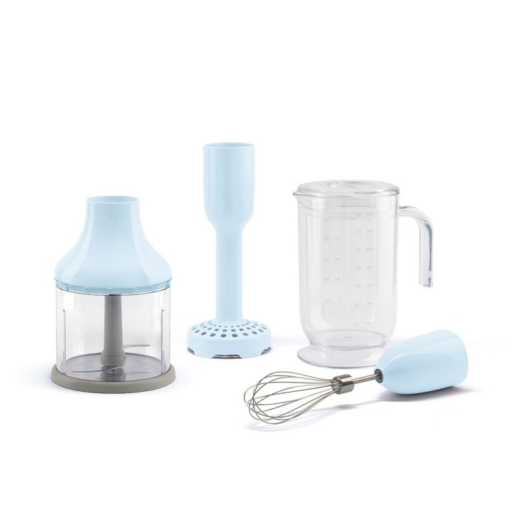 Smeg Zubehör-Set für Stabmixer HBF01 in Pastellblau Smeg Zubehör-Set für Stabmixer HBF01 in Pastellblau