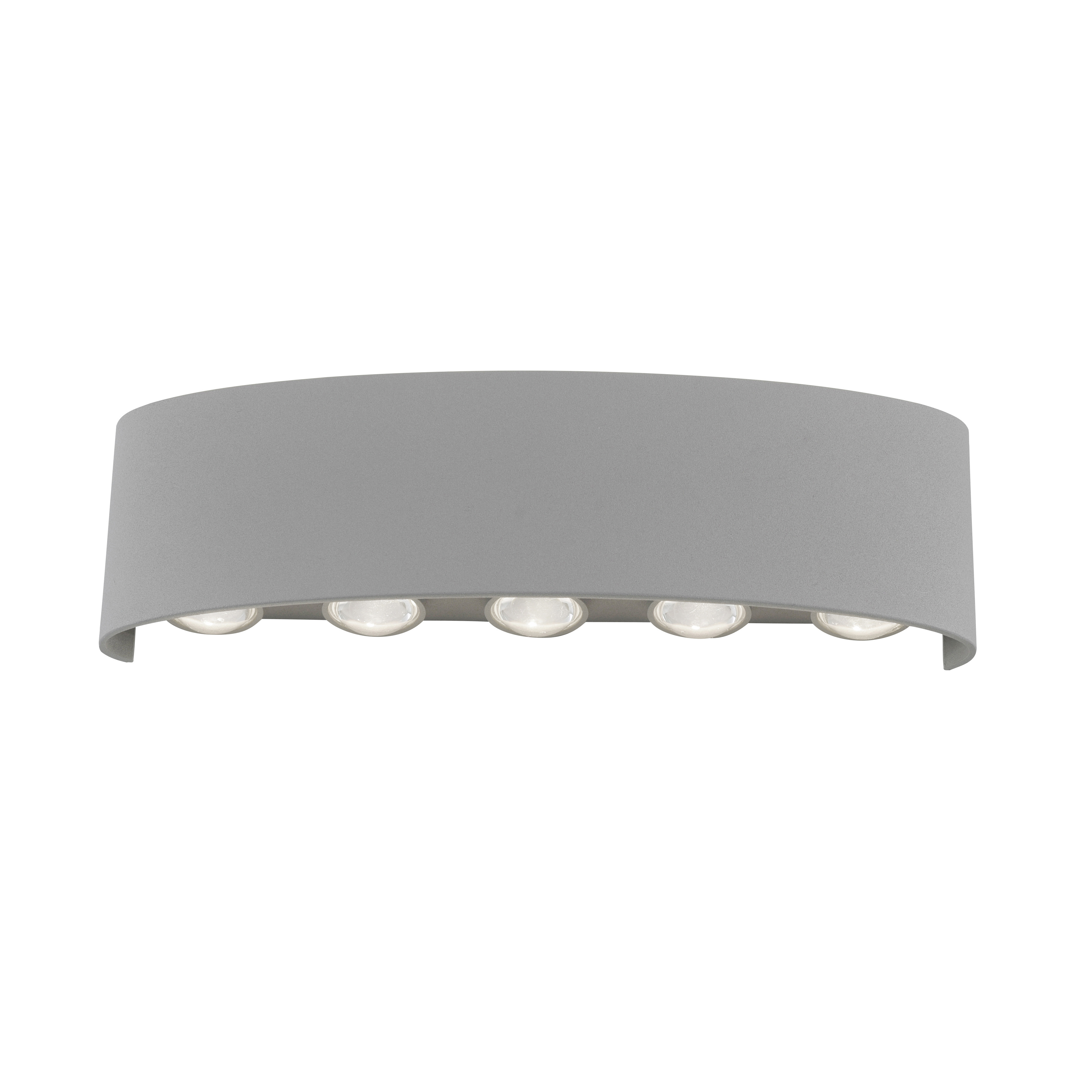 Paul Neuhaus LED-Wandleuchte CARLO 10-flammig in Farbe silber, Wandlampe, LED-Lampe, Wandleuchte, Graue Leuchte, 4 LEDs