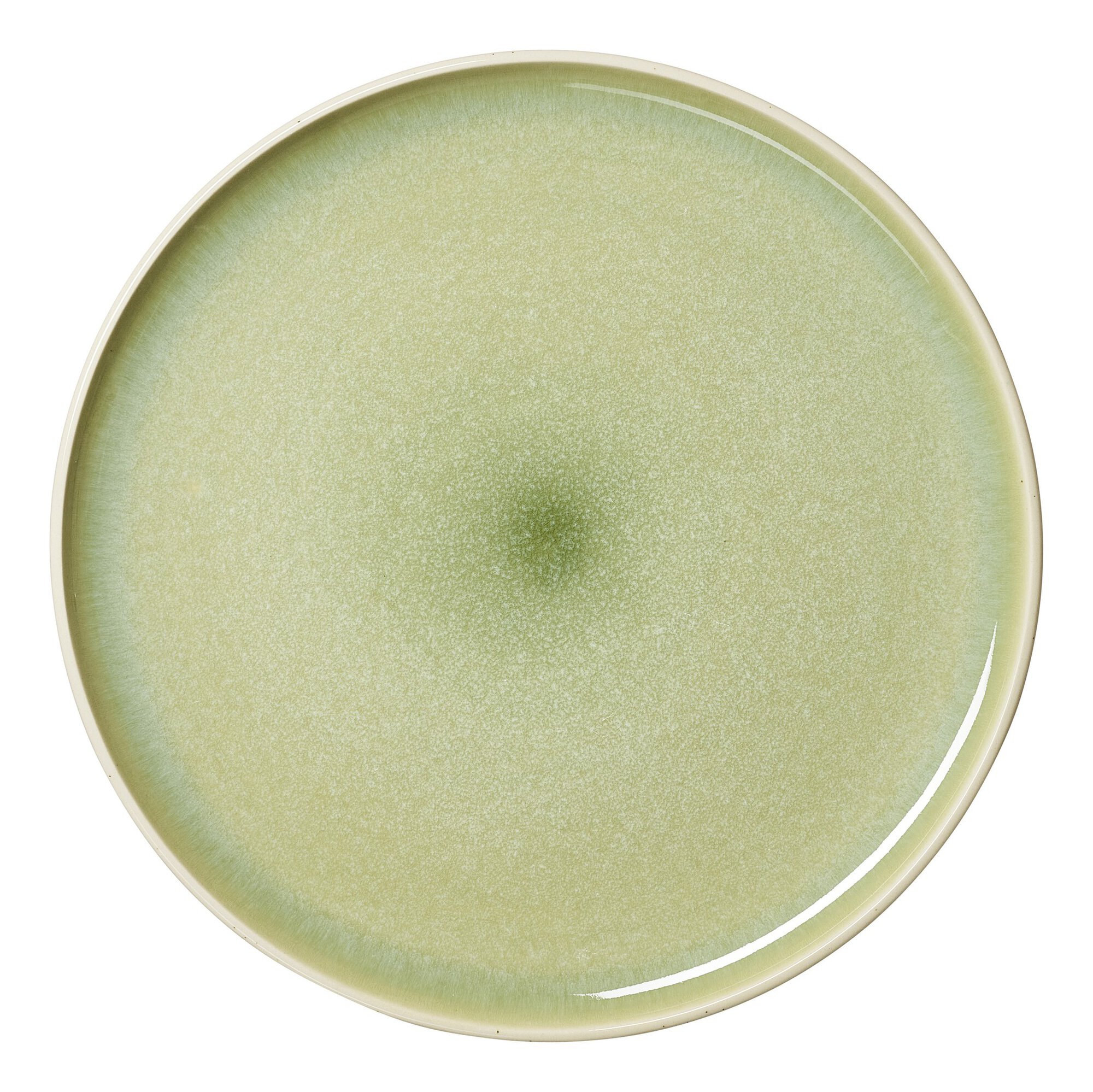 Ritzenhoff & Breker Speiseteller SKOG 27,5cm aus Steingut grünöbeige