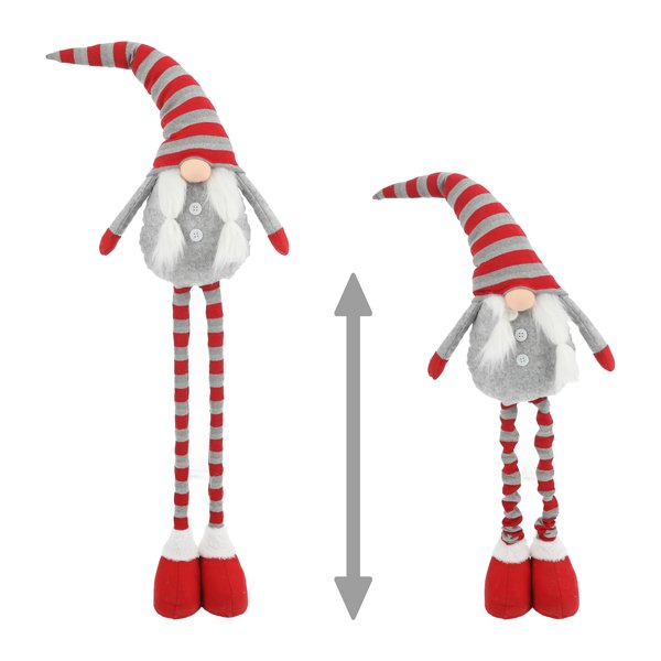 Cepewa Wichtel WEIHNACHTEN ca. B30 H80 T30 cm in rot, Plüsch, Spielzeug, Elf