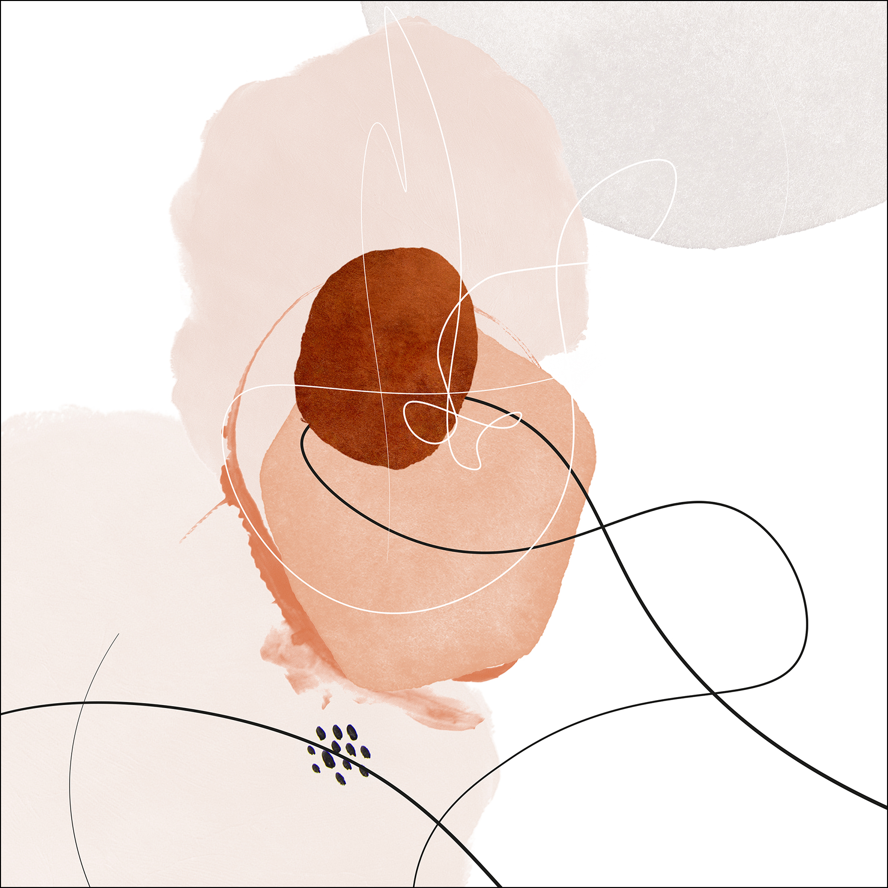 ProArt Glas-Art 30x30cm Abstract Shapes III ProArt Glas-Art 30x30cm Abstract Shapes III