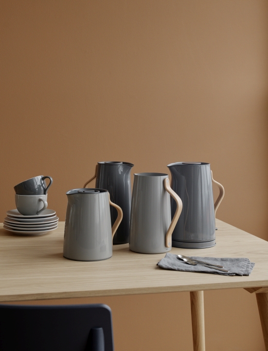 Stelton Kaffee-Isolierkanne Emma 1,2 Liter in Farbe grey