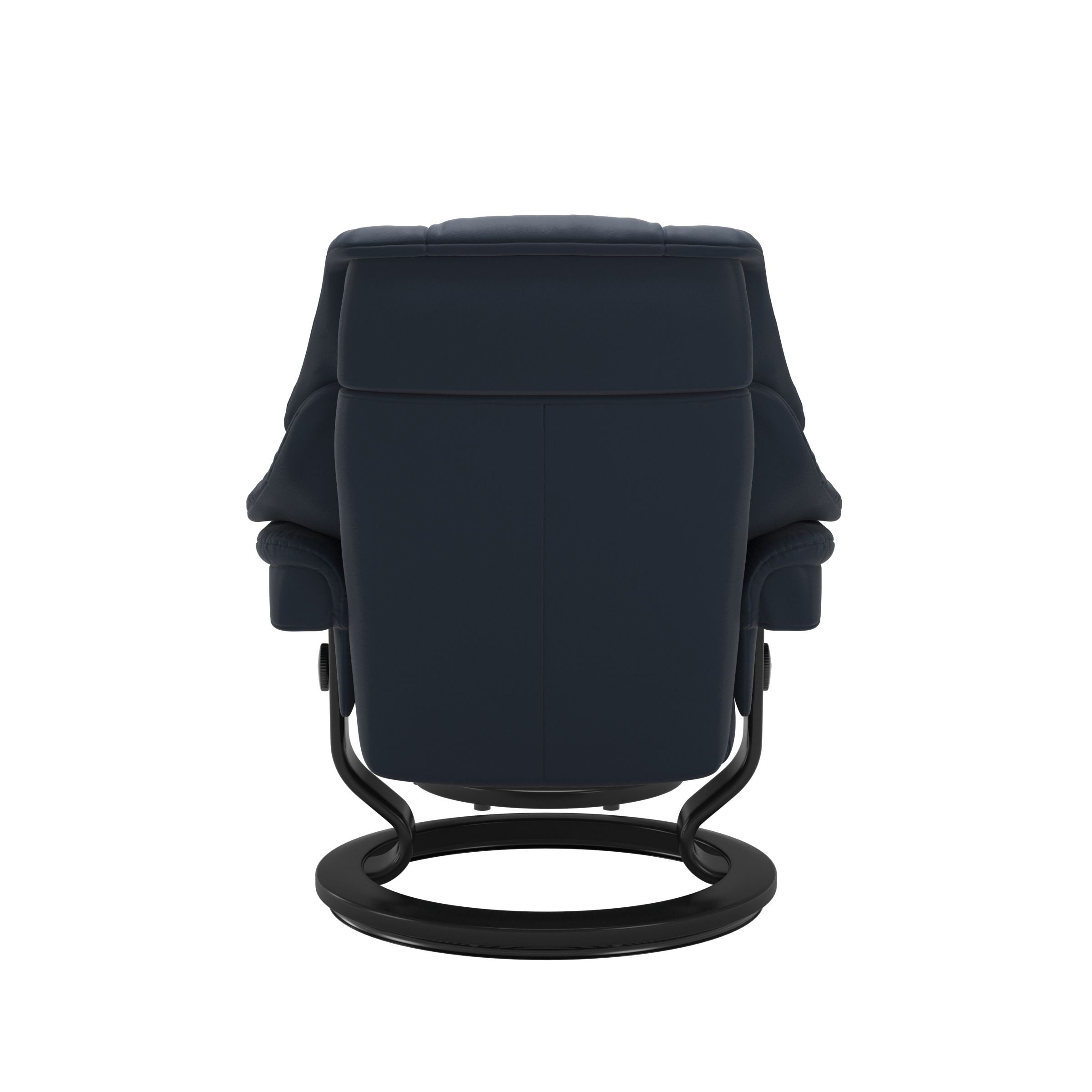 Stressless Sessel mit Hocker Reno Classic (S) in Leder Paloma Oxford blue