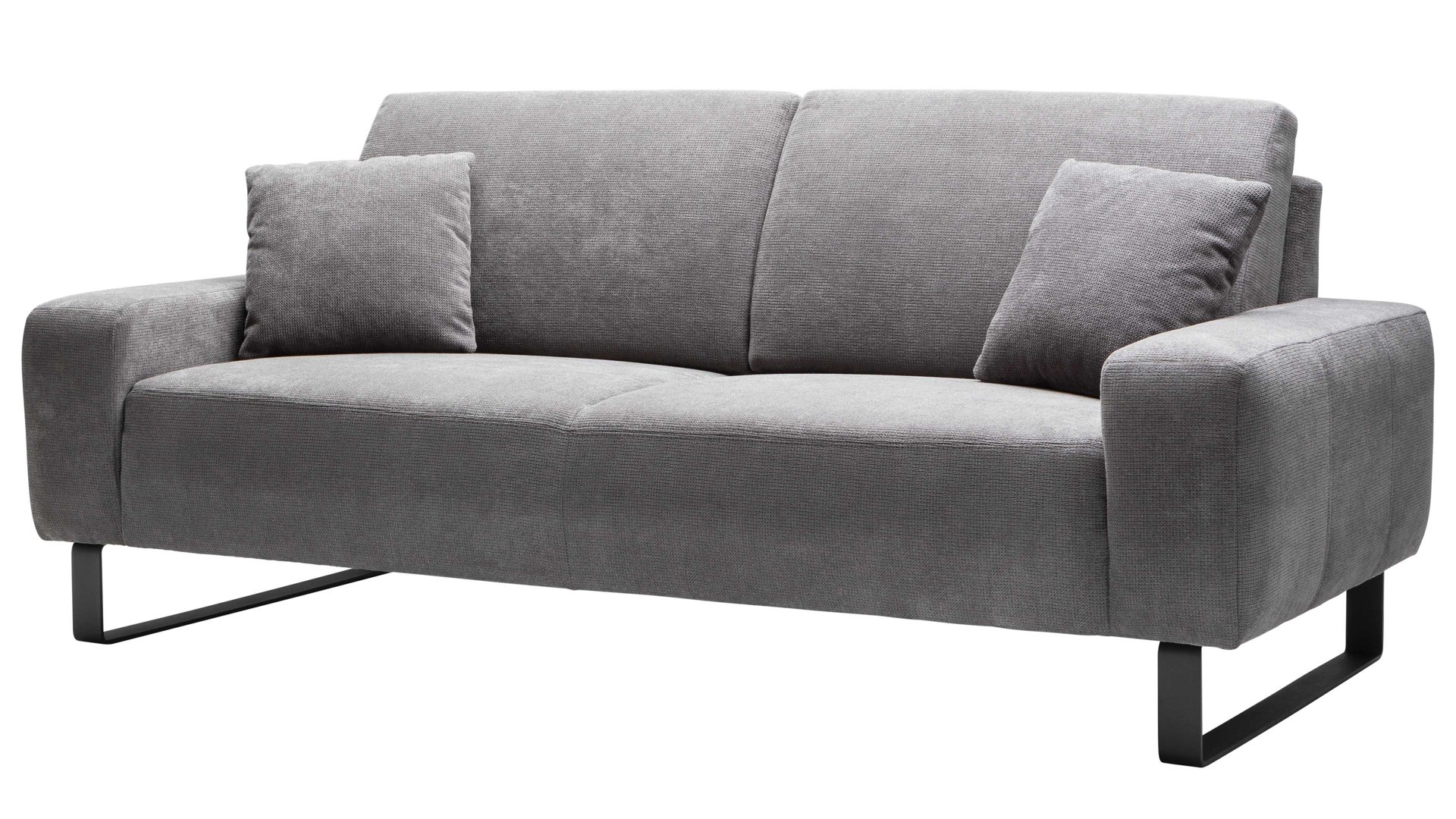 Sofa 3-sitzig Dana Grau Iwaniccy Sofa 3-sitzig in Stoff Boston stone