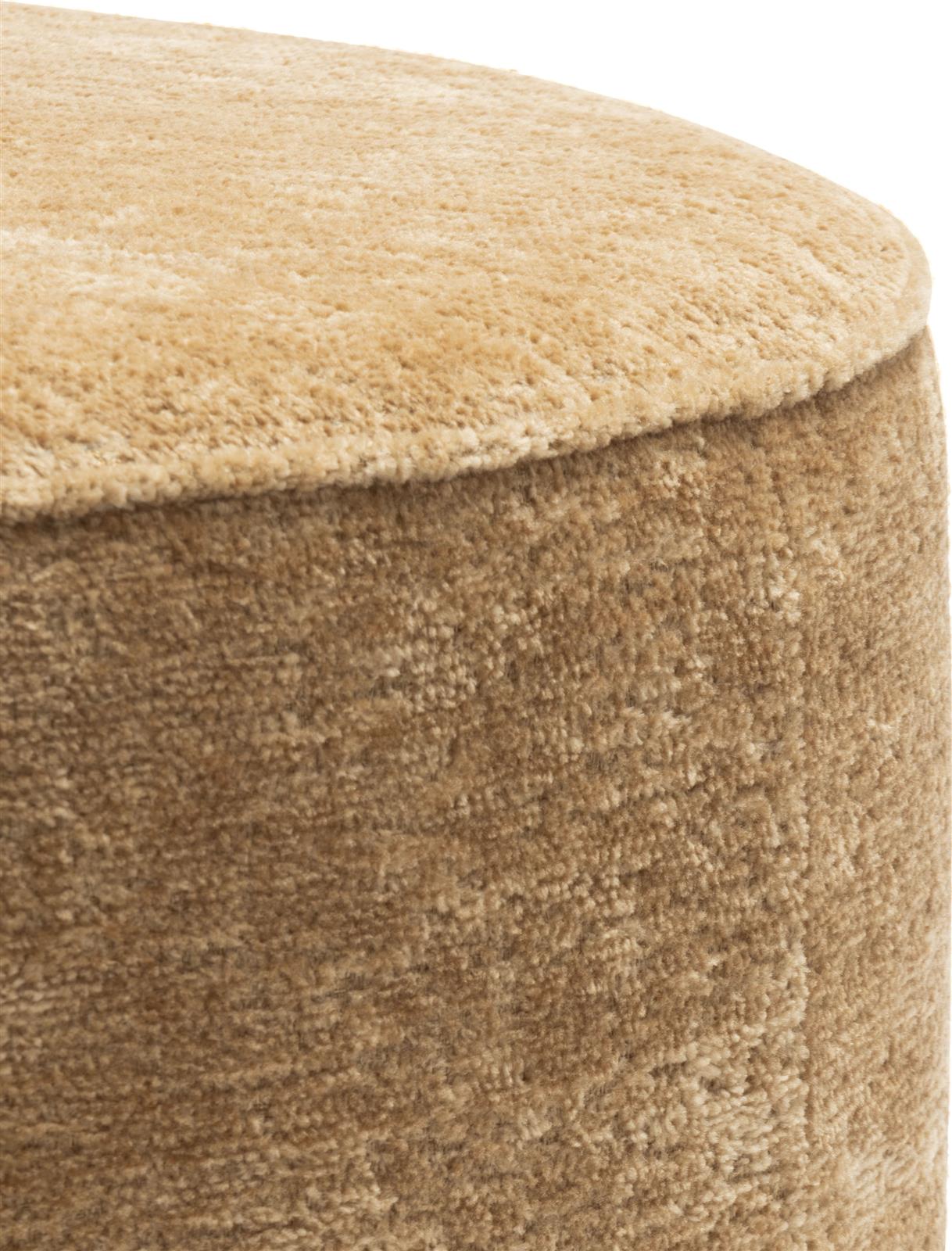 Coco Maison Hocker COCO MAISON ca. B74 H44 T74 cm in Stoff Lecce oker
