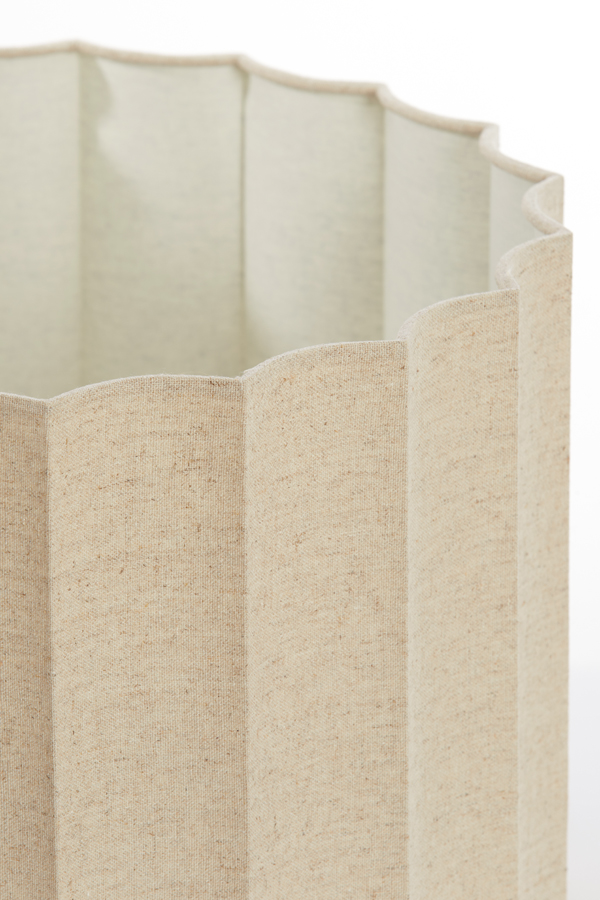 Light & Living Lampenschirm DISLI in Farbe natur, Buch, Veröffentlichung, Inneneinrichtung, Leinen