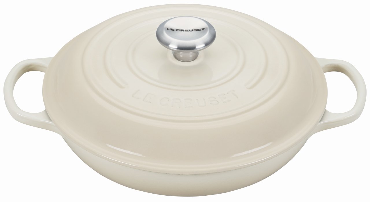 Le Creuset Gourmet-Profitopf Sig 30cm in Farbe Meringue Le Creuset Gourmet-Profitopf Ø ca. 30cm Meringue
