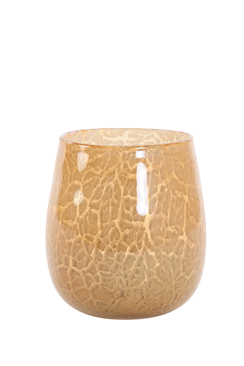 Light & Living Teelicht SYLAS 15x16,5cm Glas karamell