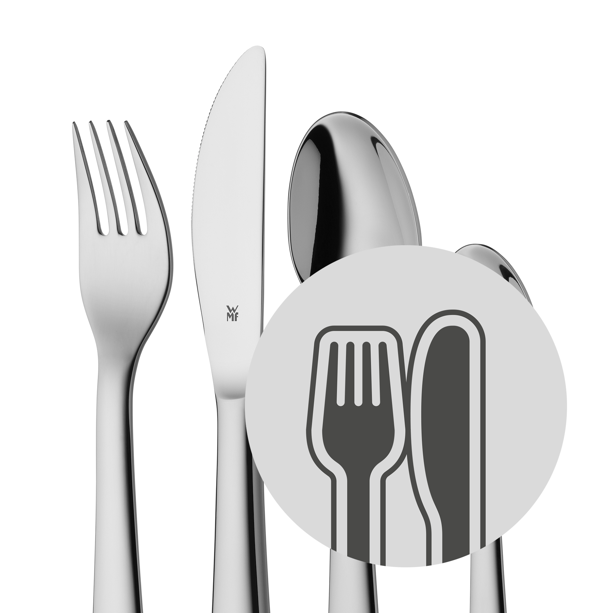 WMF Kinderbesteck-Set Janosch, 4-teilig in poliertem Edelstahl