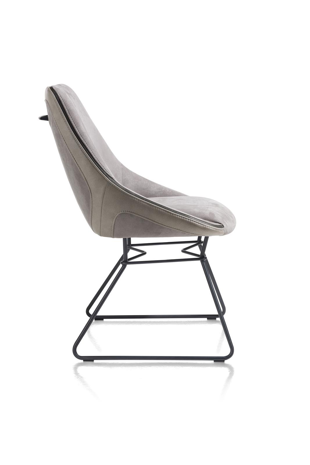 XOOON Stuhl Arwen in Stoff Charcoal