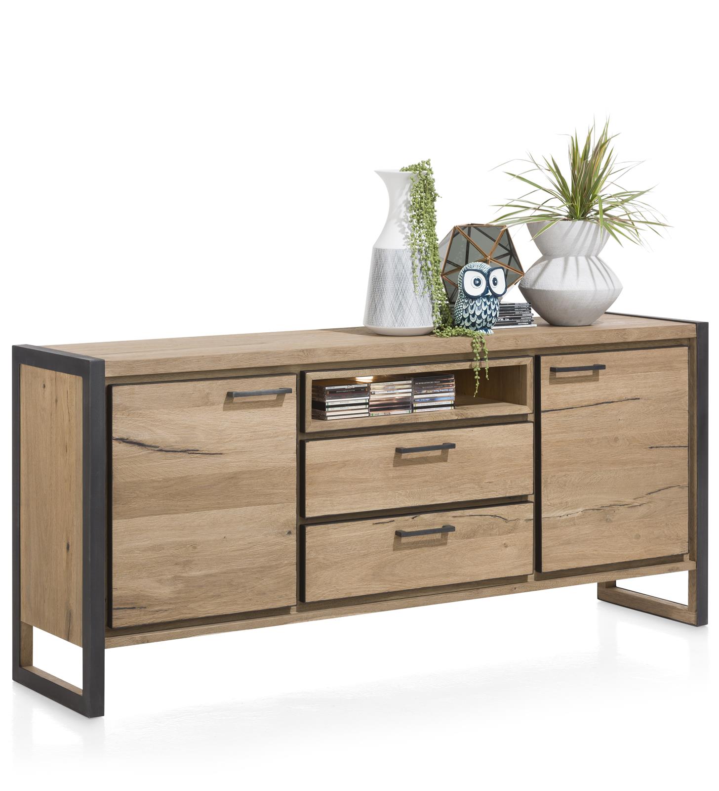 Henders & Hazel Sideboard Metalo in Eiche Railway braun