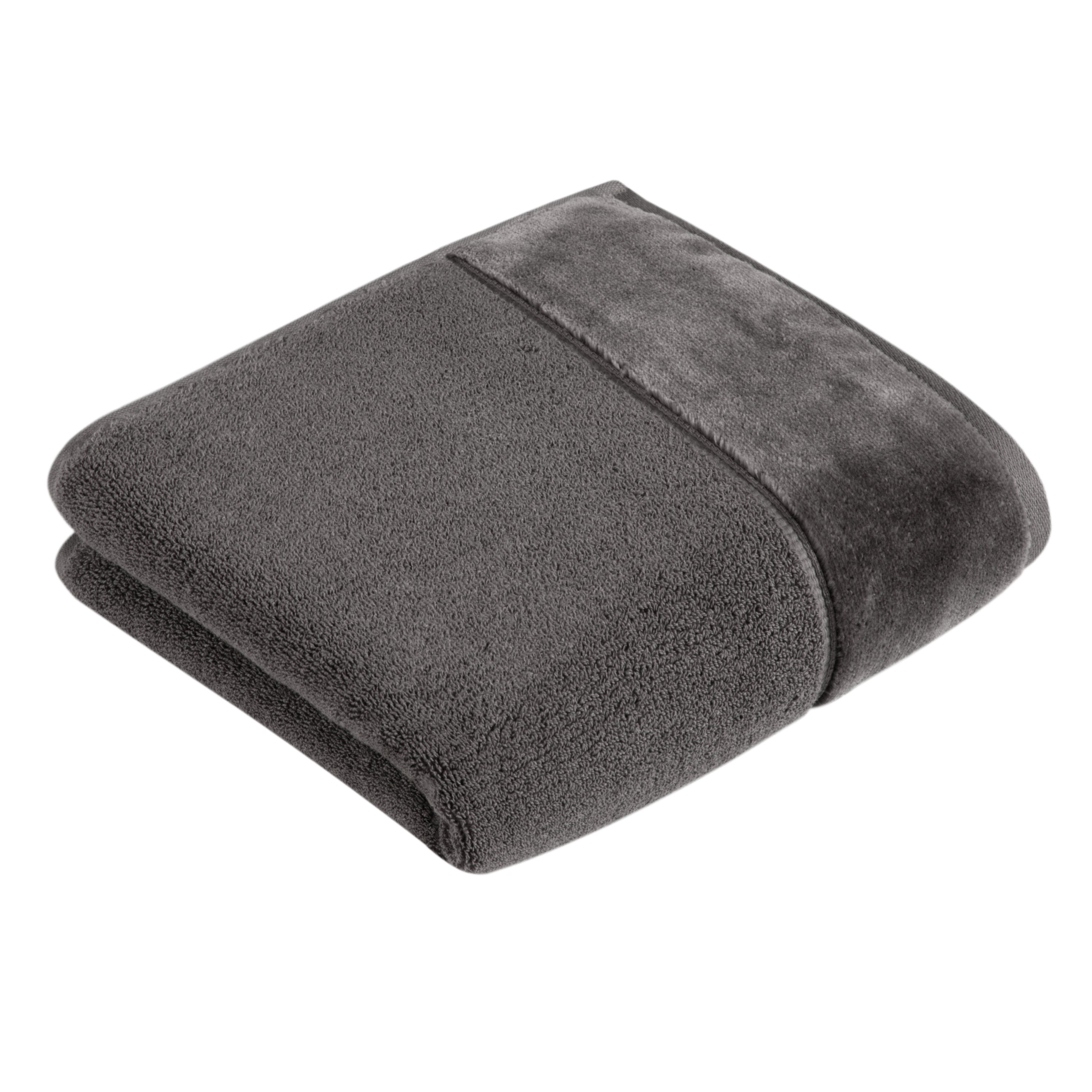 Vossen Handtuch Pure ca. 50x100cm in Farbe lavastone