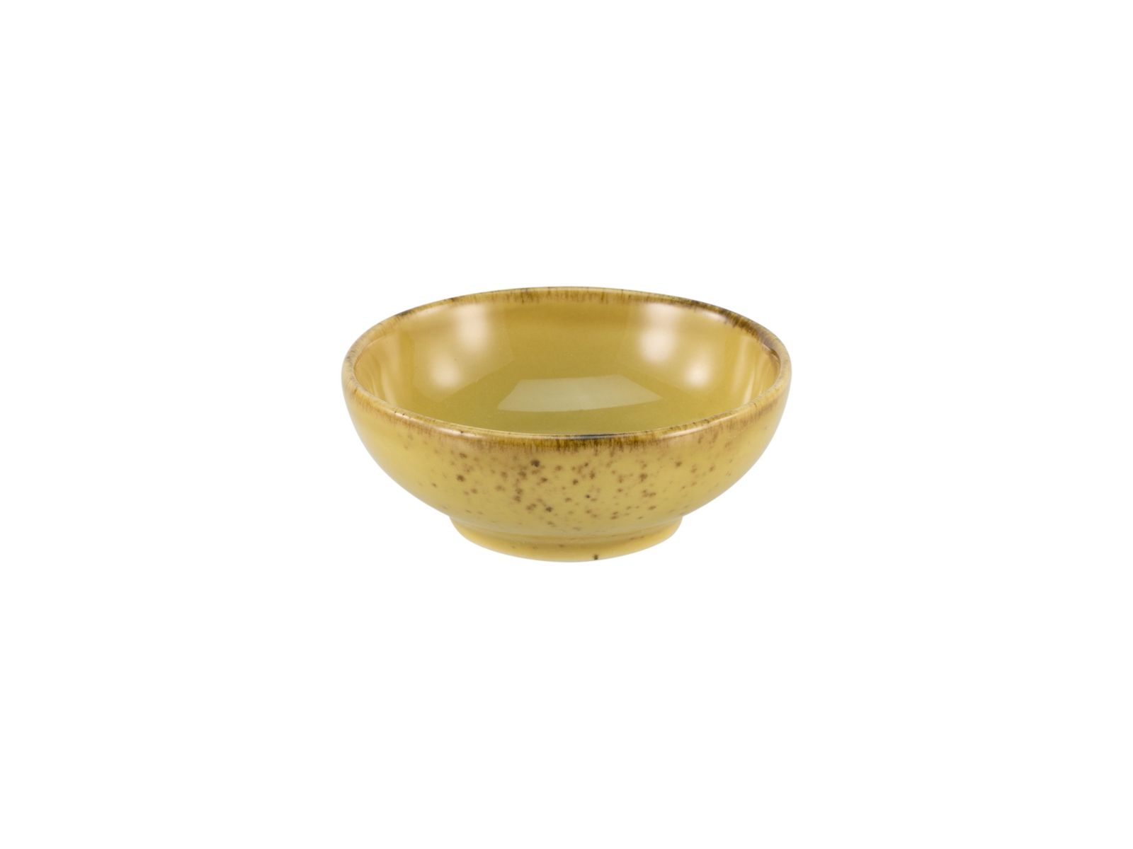 CreaTable Dipschale Nature Collection in Farbe Curry glänzend