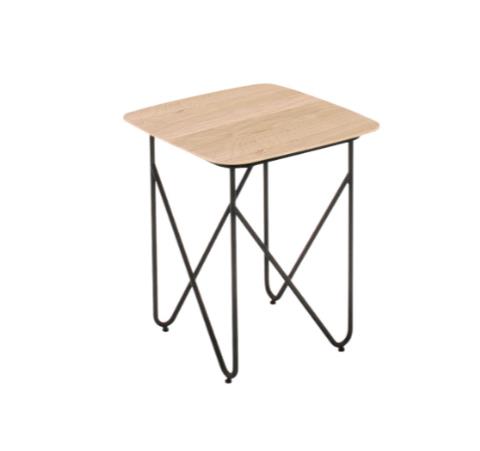 SCHÖNER WOHNEN-Kollektion Couchtisch S420 ca. 43x43, H. 49 cm in 1803 Eiche rustico hell geölt