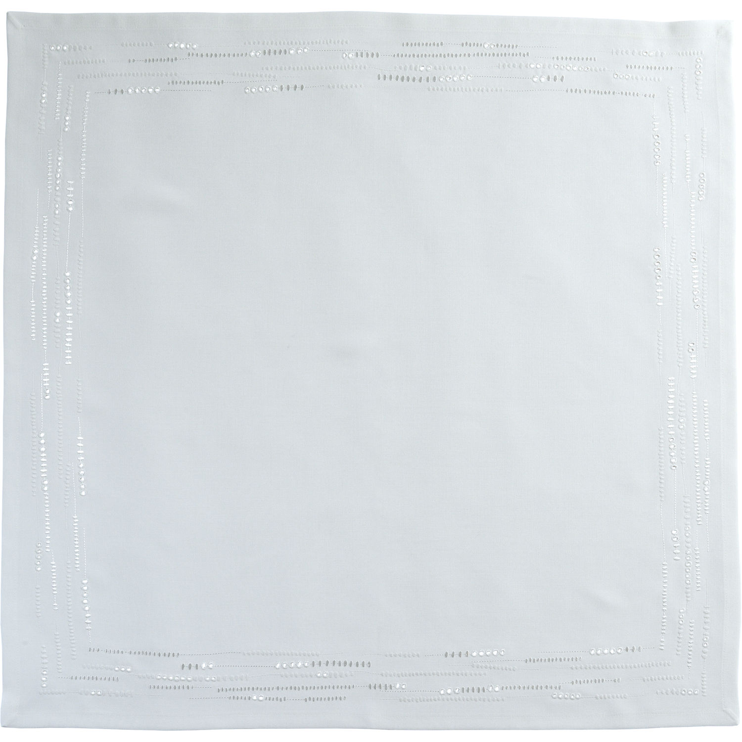 Sander Tischdecke PERLINA ca. 85x85cm in Farbe ecru