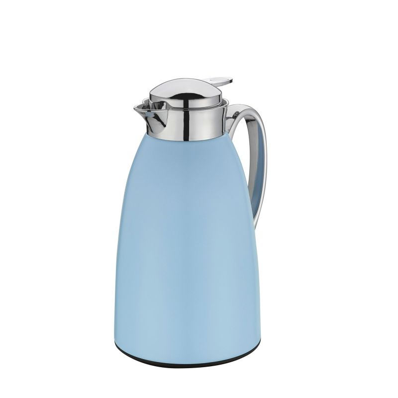 Isolierkanne Venezia in Edelstahl, petrolblau, Kanne, Wasserkrug, Flasche, Shaker