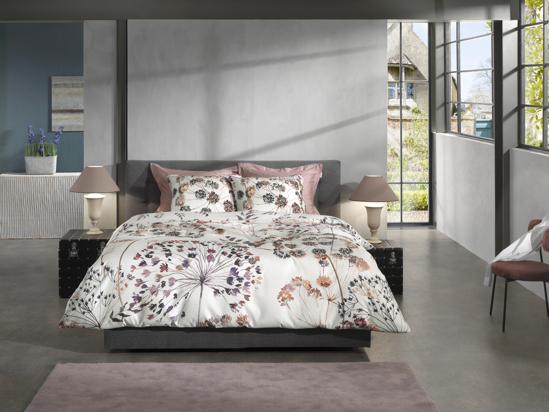 Heckettlane Bettwäsche ca. 155x220cm in Farbe White