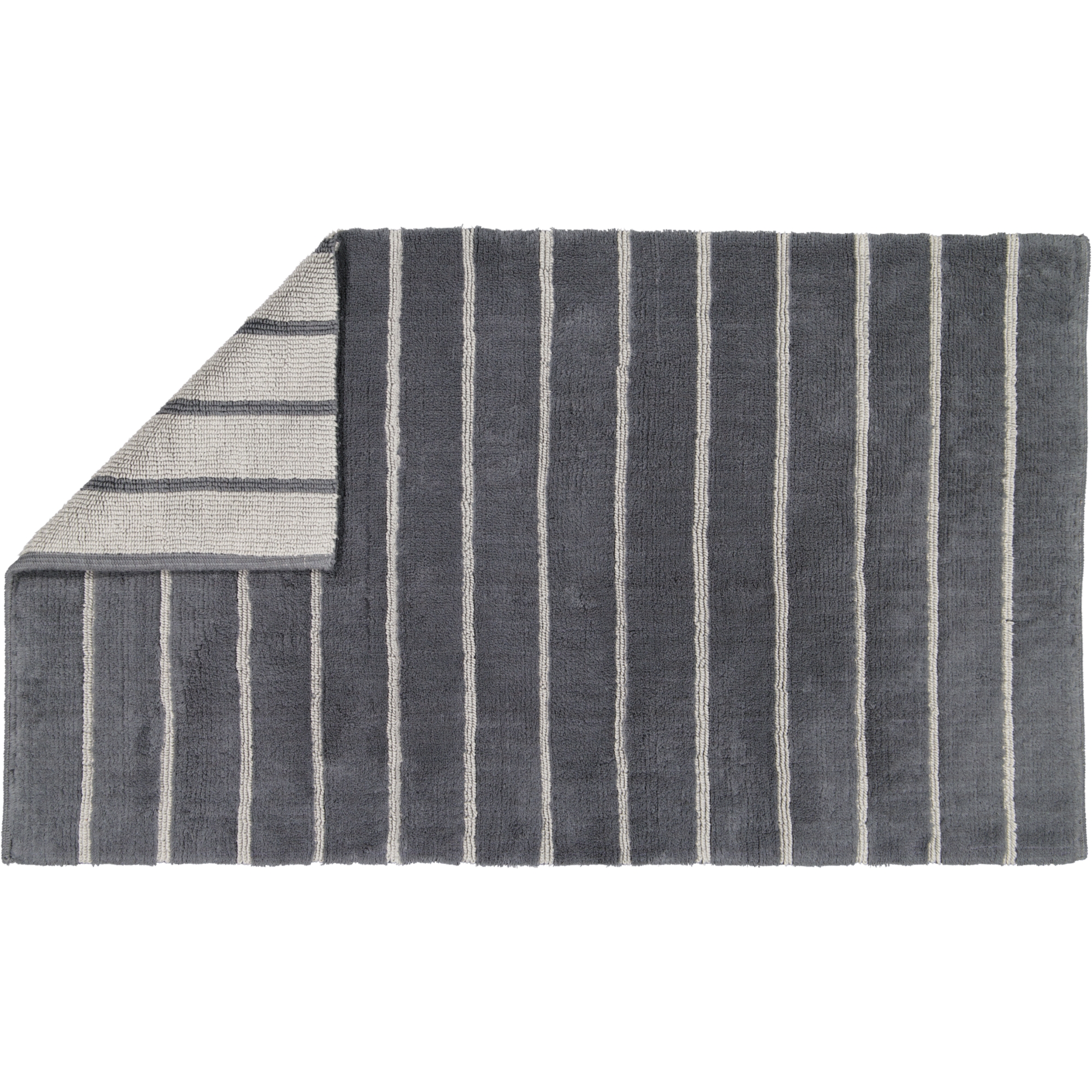 Cawö Wende-Badteppich BALANCE 60x100cm in Farbe anthrazit Badteppich Balance 60x100 cm 60x100 in anthratzit 73