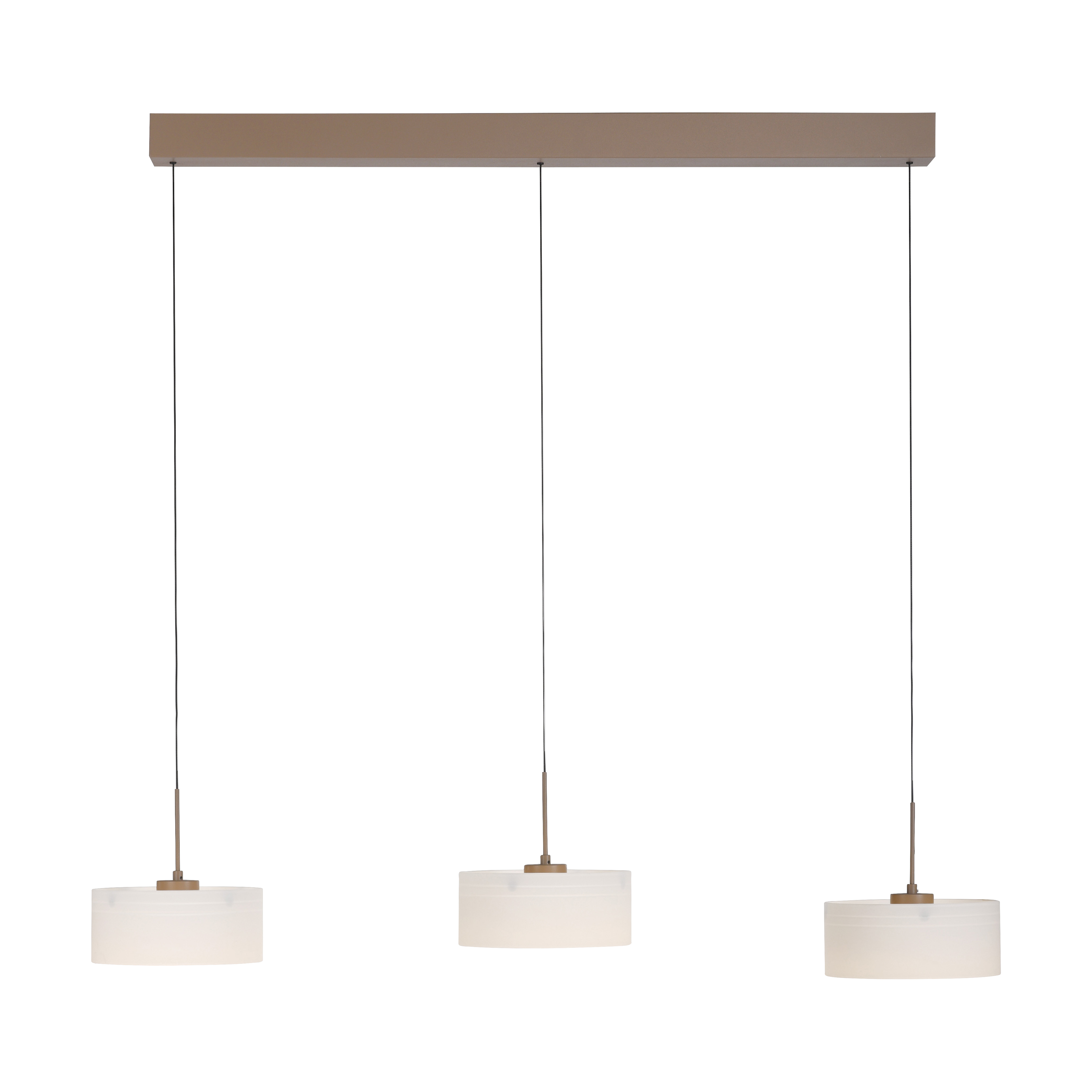 Paul Neuhaus LED-Pendelleuchte MARIKA 3-flammig in Farbe sand Paul Neuhaus LED-Pendelleuchte MARIKA 3-flammig in Farbe sand, pendant lamp, hanging light, three-light, wooden accents, neutral shade